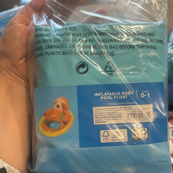 Water Sun & Fun Inflatable Baby Pool Float - Picture 3 of 3